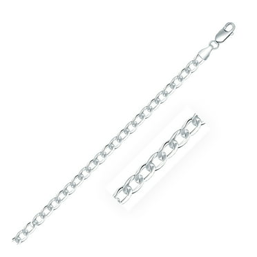 STAINLESS STEEL FLAT CABLE CHAIN 2.1MM NECKLACE 51.cm / 20 inch 